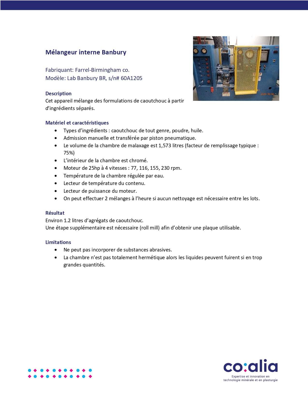 Banbury internal mixer